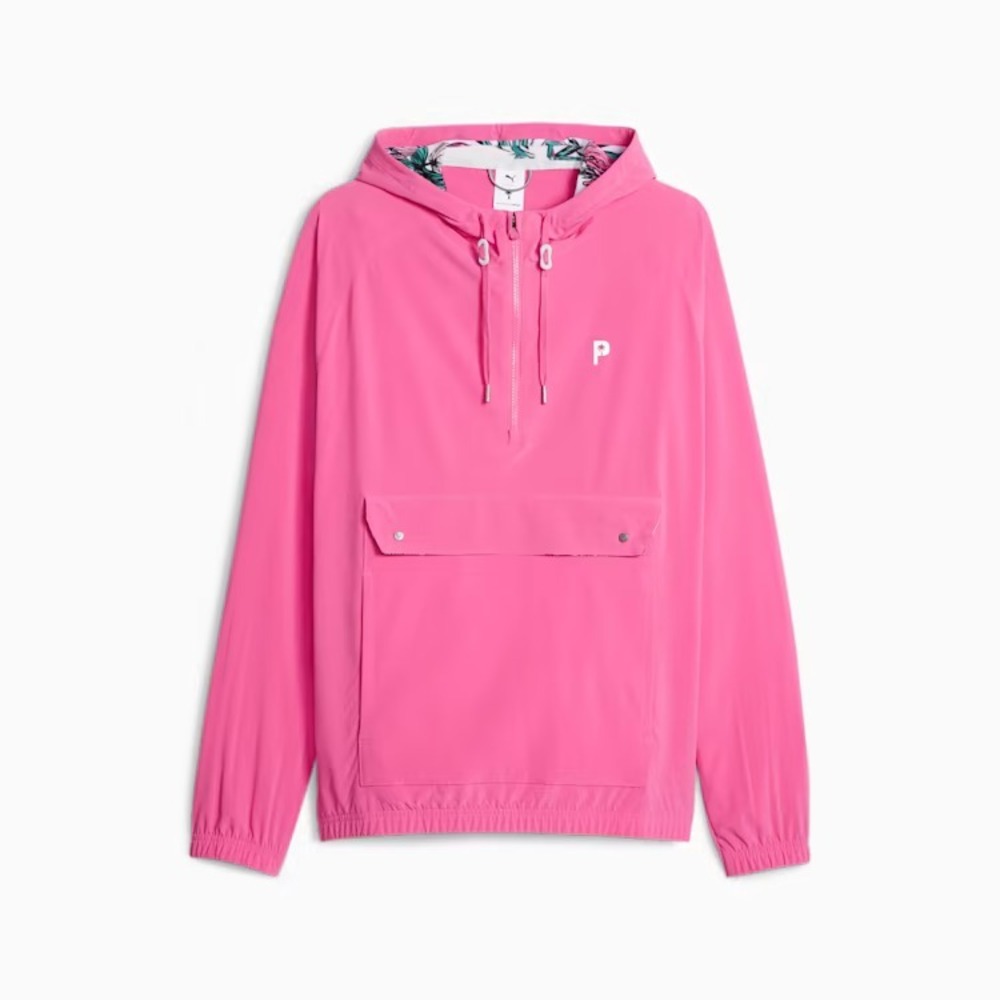 PUMA X PTC Palm Tree Crew Anorak Jacket Pink Men's Size Small S NEW